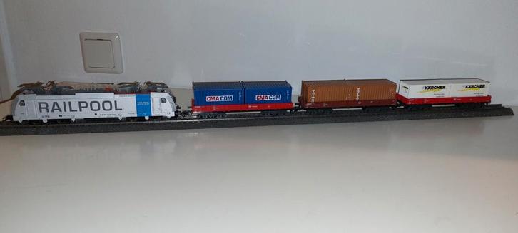 Märklin loc "Railpool " Digitaal met wagons, Hobby en Vrije tijd, Modeltreinen | H0, Zo goed als nieuw, Locomotief, Wisselstroom