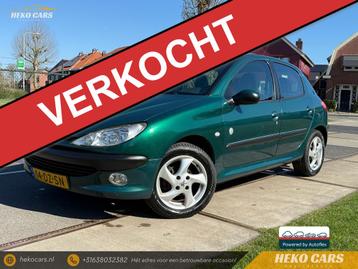Peugeot 206 1.6 Roland Garros·Climate·Pano·Leer beschikbaar voor biedingen