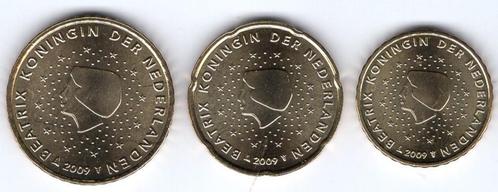 10, 20 en 50 eurocent Nederland 2009 - UNC, Postzegels en Munten, Munten | Europa | Euromunten, Setje, Overige waardes, Overige landen