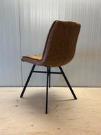 Prachtige cognac stoelen - suède stof, -, Nieuw, Ophalen of Verzenden, Vijf, Zes of meer stoelen