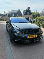 Mercedes-Benz C-klasse 210PK stage 2 getunede C180 AMG style, Auto's, Mercedes-Benz, Automaat, Euro 5, Zwart, 4 cilinders