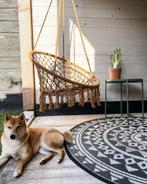 Bruine Hangstoel - Relax in Stijl!, Ophalen of Verzenden, Gebruikt, Eenpersoons, Binnen