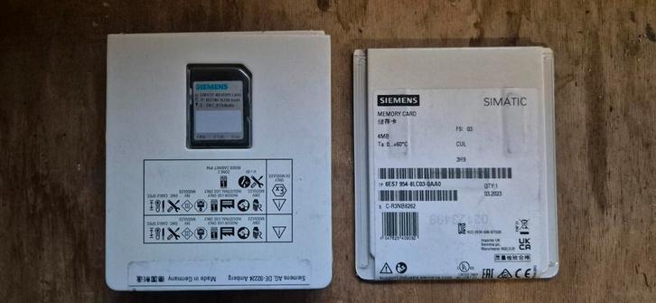 Siemens SIMATIC Memory Card 6ES7 954-8LC03-0AA0 – 4MB 5stuks, Hobby en Vrije tijd, Elektronica-componenten, Nieuw, Ophalen of Verzenden