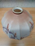 Vintage Art Deco Lampenkap - Roze & Bloemmotief, Antiek en Kunst, Ophalen of Verzenden