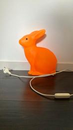 Heico lamp konijn oranje, Huis en Inrichting, Lampen | Tafellampen, Minder dan 50 cm, Nieuw, Ophalen of Verzenden