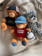 3 Leuke Teddy Beren - Gucci, Levi's & Dior, Ophalen of Verzenden, Zo goed als nieuw, Beer