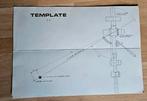 Micro Seiki MA-707 Toonarm Template - Platenspeler Onderdeel, Audio, Tv en Foto, Platenspelers, Ophalen of Verzenden, Overige merken
