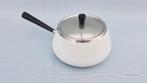 Fonduepan | emaille fondue pan met deksel, Ophalen of Verzenden, Zo goed als nieuw, Overige typen