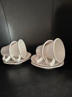 4 kop- en schotels Lifestyle, Huis en Inrichting, Keuken | Servies, Ophalen of Verzenden, Zo goed als nieuw, Overige stijlen, Kop(pen) en/of Schotel(s)