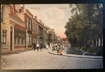 Ansichtkaart Gorinchem Pompstraat (gelopen 1909) beschikbaar voor biedingen