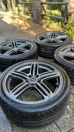 Audi S-Line velgen 18 inch met 225/40 Vredestein zomerbanden, Auto diversen, Wieldoppen, Ophalen, Gebruikt