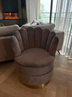 “ nieuw “ Richmond Mila Draaifauteuil Stone Velvet, Ophalen, Nieuw, Stof, 75 tot 100 cm