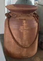 Nepalese pot xl, Huis en Inrichting, Woonaccessoires | Vazen, Ophalen, Zo goed als nieuw, Overige kleuren, Minder dan 50 cm