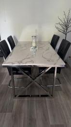Eettafel & salon tafel, Ophalen, 50 tot 100 cm, Zo goed als nieuw, Vijf personen of meer