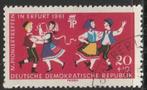 DDR 1961 828 Pioniers Volksdansen, Gest, Ophalen of Verzenden, DDR, Gestempeld