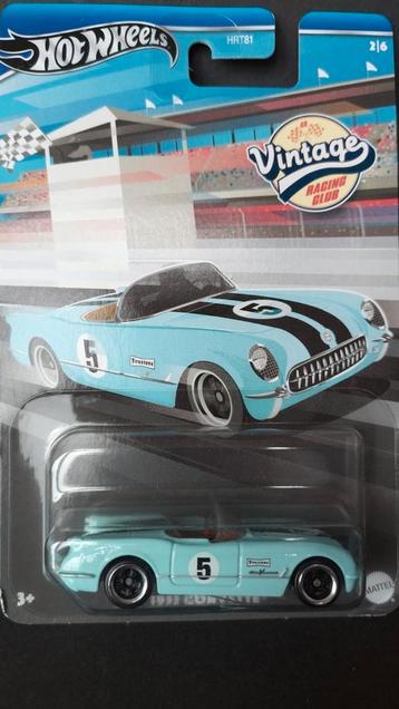 Chevrolet Corvette 1955 1:64 Hotwheels Vintage Racing Pol beschikbaar voor biedingen