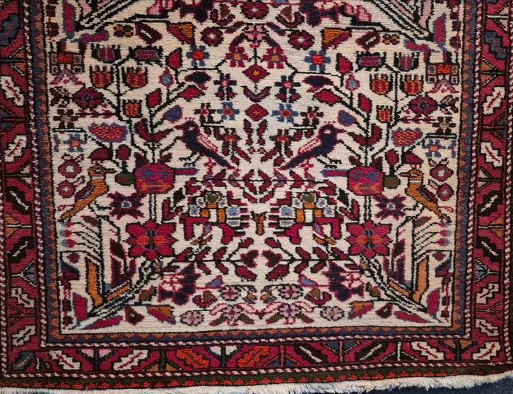 handgeknoopt perzisch tapijt loper rudbar(roudbar), Huis en Inrichting, Stoffering | Tapijten en Kleden, Zo goed als nieuw, 50 tot 100 cm