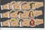 reeks 6214  schilders    1-10   sigarenbandjes, Verzamelen, Rookartikelen, Aanstekers en Luciferdoosjes, Verzenden, Sigarenbandjes