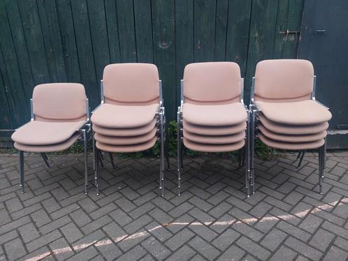 14x vintage DCS 106 stoelen Giancarlo Piretti voor Castelli, Huis en Inrichting, Stoelen, Gebruikt, Vijf, Zes of meer stoelen