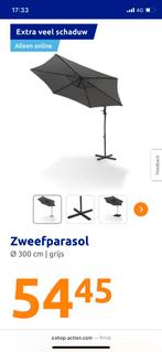 Zweefparasol inclusief voetstuk, Ophalen, Gebruikt, Zweefparasol