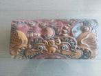 Te koop oude houten monkey kist of gebedsdoos indonesie, Ophalen of Verzenden