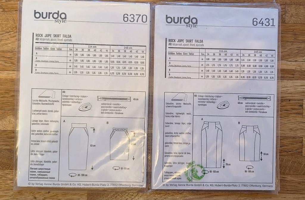 Burda Style - Kledingpatronen Rok, Hobby en Vrije tijd, Overige typen, Vrouw, Nieuw, Burda