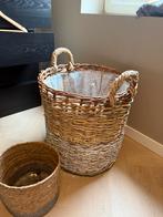Rieten plantenbak, Ophalen, Minder dan 30 cm, Minder dan 60 cm, Rond