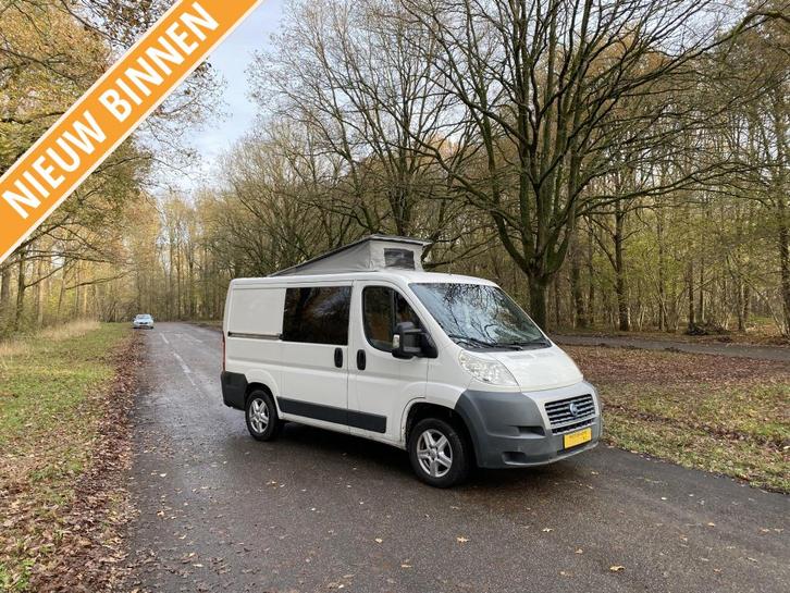 Fiat Ducato 2.2 Prof. Camper Inbouw 2024 2e Eigenaar Hefdak, Caravans en Kamperen, Campers, Bedrijf, tot en met 2, Buscamper of Camperbus