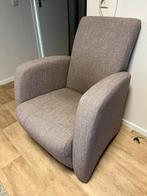 2 grijze fauteuils in goede staat - Twijzel, Ophalen of Verzenden, Gebruikt, Stof, 75 tot 100 cm