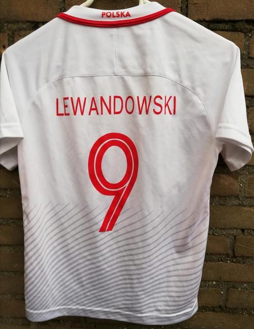 Lewandowski. Polen. Maat 140., Verzamelen, Sportartikelen en Voetbal, Zo goed als nieuw, Shirt, Buitenlandse clubs, Ophalen