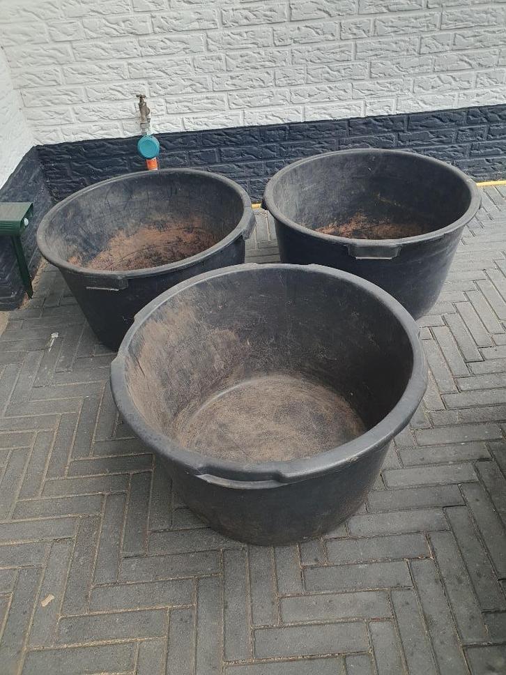 specikuipen 3 stuks, Tuin en Terras, Bloembakken en Plantenbakken, Gebruikt, Kunststof, Balkon, Tuin, 30 tot 60 cm, Minder dan 60 cm