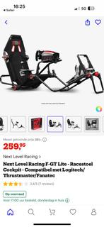 Next level racing f-gt stoel, Spelcomputers en Games, Spelcomputers | Overige Accessoires, Ophalen of Verzenden, Zo goed als nieuw