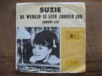 Vinyl single  Suzie   "De wereld is leeg zonder jou", Ophalen of Verzenden, Gebruikt, Nederlandstalig