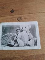 Vintage Foto Meisje met Teddybeer, Antiek en Kunst, Antiek | Speelgoed, Ophalen of Verzenden