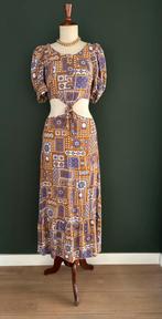 Antik Batik lange zomer jurk in mast S, Kleding | Dames, Jurken, Bruin, Ophalen of Verzenden, Zo goed als nieuw, Maat 36 (S)