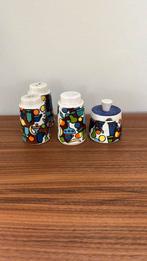 Vintage Goebel Peper- en Zoutstel + Mosterdpotje, Ophalen of Verzenden