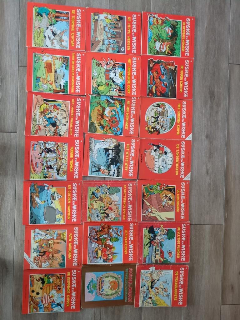 20x Suske en Wiske -lijst in beschrijving, Gelezen, Willy Vandersteen, Europa, Ophalen of Verzenden
