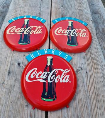 Coca Cola Reclame Borden - Set van 3 beschikbaar voor biedingen