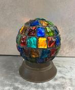 Vintage Arts & Crafts Glazen Bol Tafellamp, Huis en Inrichting, Lampen | Vloerlampen, Gebruikt, ., Ophalen of Verzenden, Glas