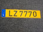 Kentekenplaat Luxemburg 777 nummerbord Nummerplaat License V, Ophalen of Verzenden, Gebruikt, Auto's