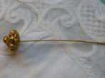 Antieke 14 kt Gouden Zeeuwse Knop Speld, Verzenden, Goud