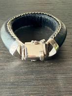 Band of angels armband, Ophalen, Nieuw, Zilver, Leer