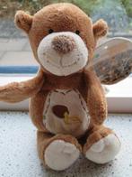 Beer merk Eddy Toys bruin met honingpot zacht velours, Ophalen of Verzenden, Nieuw, Beer