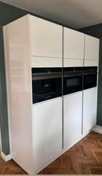 Complete greeploze keuken met Siemens aparatuur., Huis en Inrichting, Keuken | Complete keukens, Ophalen, Wit