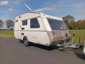 Kip KL 40 T caravan met luifel en cassette toilet  beschikbaar voor biedingen
