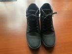 Mt 36 halfhoge hush puppies zgan /zwart LEER, Kleding | Dames, Ophalen of Verzenden, Zo goed als nieuw, Zwart