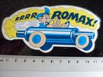sticker rrrr romax logo uitlaat uitlaten exhausts, Verzamelen, Verzenden, Zo goed als nieuw, Merk