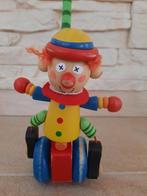 Houten loop clowntje, Ophalen of Verzenden, Zo goed als nieuw, Duw- of Trekspeelgoed