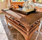 Rotan salontafel, Ophalen, 50 tot 100 cm, 50 tot 75 cm, 50 tot 100 cm