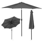 Parasol | Parasols | Kantelbaar | Met Ventilatie | Antraciet, Ophalen, Kantelbaar, Overige typen, 2 tot 3 meter